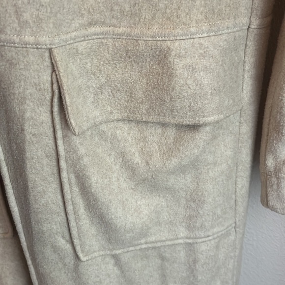 J. Jill long coat Beige size S - Picture 4 of 9